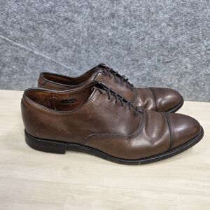 Allen Edmonds Park Avenue 10 E Brown Leather Cap Toe Oxford Shoes 5845 Men's